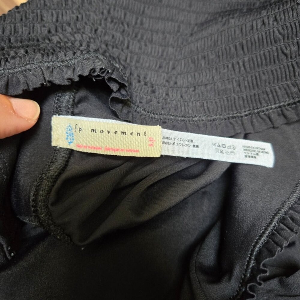 Free People Movement FP Black Ruched Waist Leggings - Picture 7 of 8